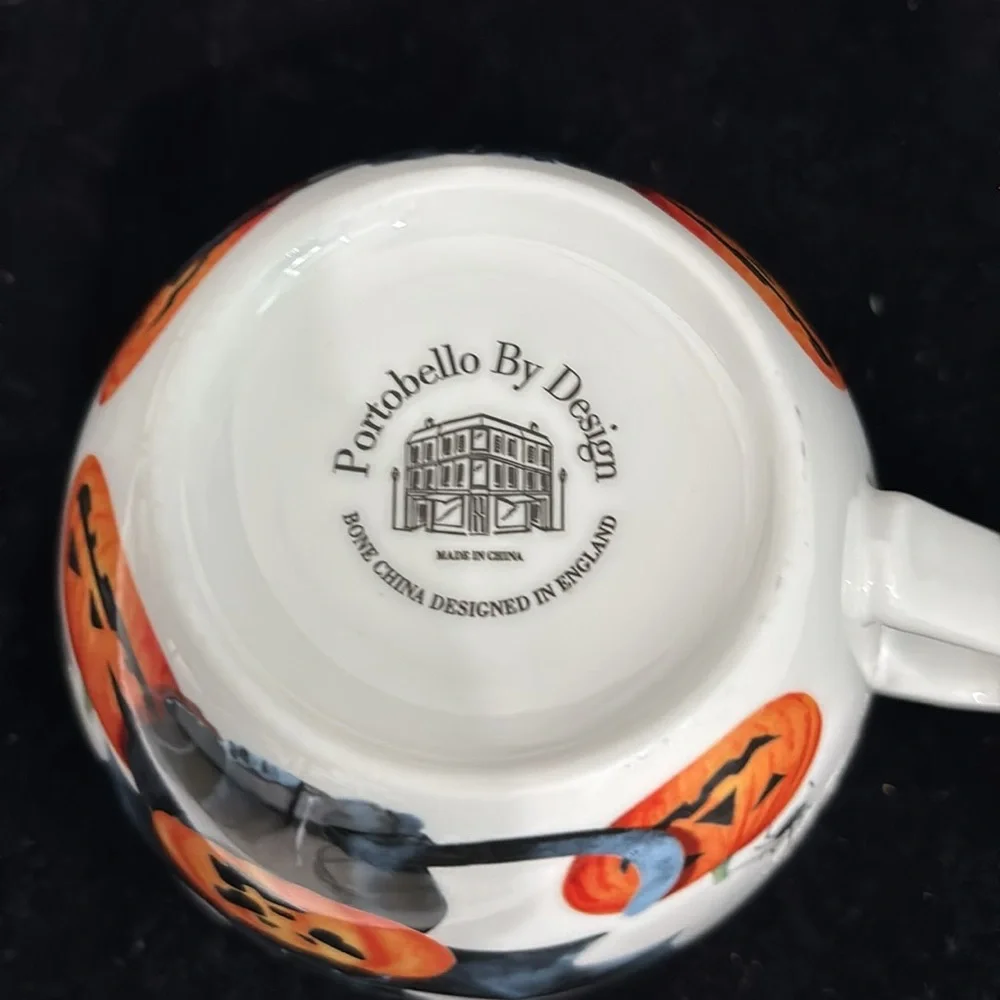 Portobello by Design Halloween Bat Cat Mug Bone China - Picture 6 of 8